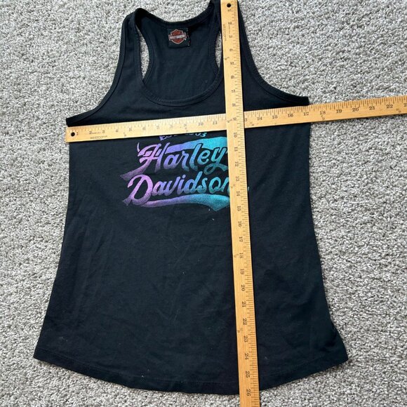 Harley-Davidson Women's Sz Medium Canotta  Ice Cold Tank Top - Picture 6 of 7